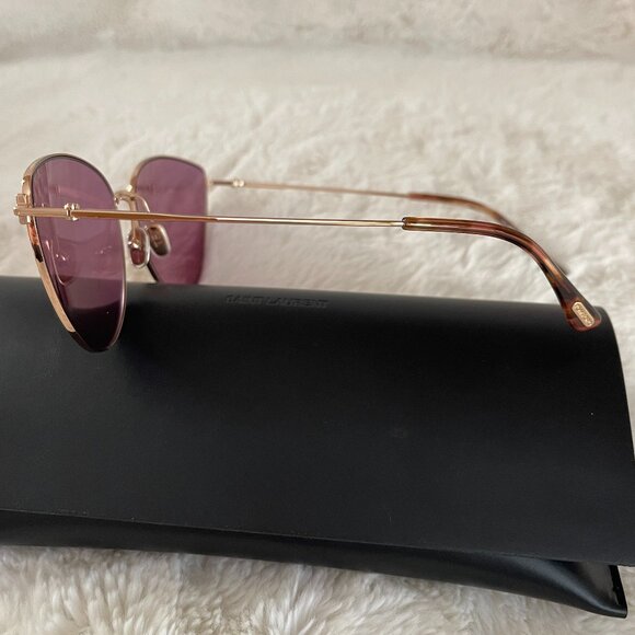 Tom Ford Cat Eye Mirror Sunglasses TF1005 Anais-02 28Z Gold/Rose Havana 62mm main image 9